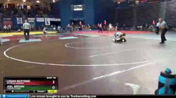 132 lbs Champ. Round 1 - Logan Rozynski, Wyoming Seminary vs Joel Brown, Landon School