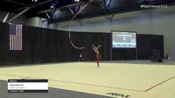 Hannah Lai - Ribbon, Stars Gymnastics - 2021 USA Gymnastics Championships
