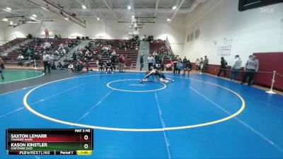 157 lbs Semifinal - Saxton Lemarr, Thunder Basin vs Kason Kinstler, Cheyenne East