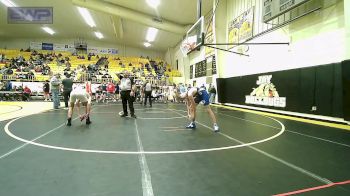126-A lbs Consi Of 4 - Grant Provencher, Coweta JH vs Mason Blackledge, Rogers Jr High