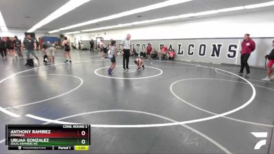 71 lbs Cons. Round 2 - Urijah Gonzalez, SoCal Hammers WC vs Anthony Ramirez, Etiwanda