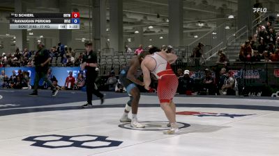 77 kg Cons. Sub-semis - TJ Schierl, Ohio RTC/ Titan Mercury Wrestling Club vs RaVaughn Perkins, Nyac
