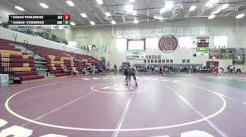 145 lbs Cons. Round 5 - Sarah Tomlinson, Meridian vs Kamiah Cummings, Emmett