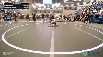 75 lbs Quarterfinal - Jett Goodin, Morrison Takedown Club vs Hudson Burdick, Perry Wrestling Academy