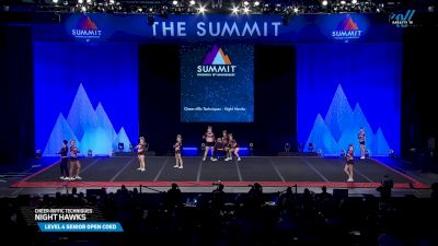 Cheer-riffic Techniques - Night Hawks [2025 L4 Senior Open Coed Semis] 2025 The D2 Summit