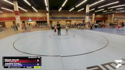 56 lbs Round 2 - Bexar Taylor, Spartan Mat Club vs Andrew Duvall, Rockwall Training Center