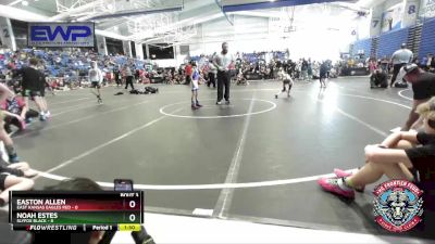 56 lbs Round 2 (4 Team) - Easton Allen, East Kansas Eagles Red vs Noah Estes, Slyfox Black