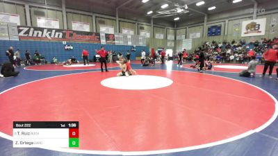 126 lbs Round Of 32 - Troy Ruiz, Buchanan vs Zakary Ortega, Garces