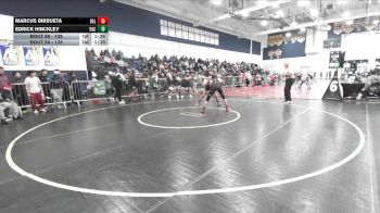 138 lbs Champ. Round 1 - Marcus Birrueta, Bishop Alemany vs Edrick Hinckley, Yucaipa