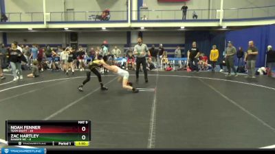 88 lbs Round 2 (8 Team) - Noah Fenner, Team Shutt vs Zac Hartley, Ranger WC