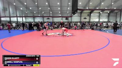 138 lbs Champ. Round 3 - Mason Elliott, WA vs Darrell Nanpuya, WA