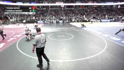 II-110 lbs Cons. Round 4 - Carmello Massey, Red Hook vs Thomas Matias, Shoreham Wading River