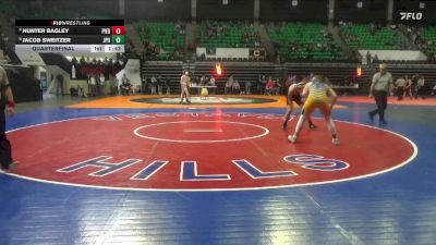 1A-4A 157 Quarterfinal - Hunter Bagley, Piedmont vs Jacob Sweitzer, St. John Paul II