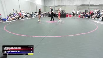 115 lbs Semis & 3rd Wb (16 Team) - Leiannah Landreth, Kansas vs Reanah Utterback, Iowa