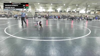 40 lbs 1st Place Match - Nicholas Roberts, Brentwood Wrestling Club vs Walter Gillis, Blackman Wrestling Club