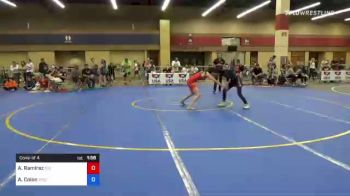 97 lbs Consi Of 4 - Aniz Ramirez, 512 Outlaw Wrestling vs Ameerah Colon, Arizona Girls Wrestling