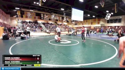 110 lbs Round 1 - Isaac Navarro, Junior Panther Wrestling vs Hawk Alvarez, Mayfair Youth Wrestling