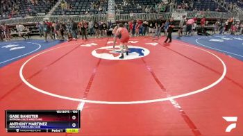 190 lbs Round 3 - Gabe Banister, Natrona Colts Wrestling vs Anthony Martinez, Rawlins Wrestling Club