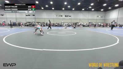 100 lbs Rr Rnd 1 - Kalley Fuller, Untouchables Girls Black vs Azaria Torres, SOTM Little