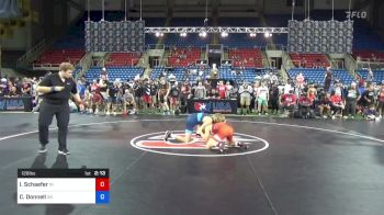 126 lbs Cons 16 #2 - Isaiah Schaefer, Indiana vs Cash Donnell, Oklahoma