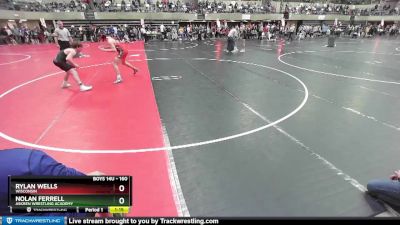 160 lbs Quarterfinal - Rylan Wells, Wisconsin vs Nolan Ferrell, Askren Wrestling Academy