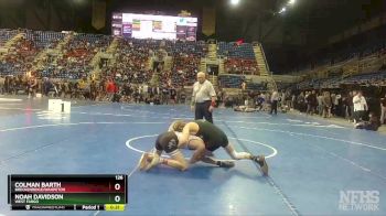 126 lbs Cons. Round 1 - Noah Davidson, West Fargo vs Colman Barth, Breckenridge/Wahpeton