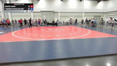 132 lbs Champ. Round 2 - Jasper Lewis, TN vs Kenneth Doying Macafee, SC