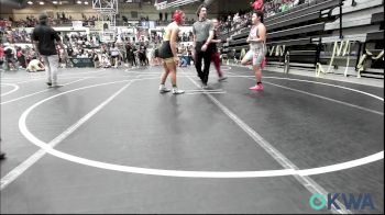 150 lbs Rr Rnd 2 - Arabella Bruce, ARDMORE TAKEDOWN CLUB vs Kenzie Hartfield 2, OKC Saints Wrestling
