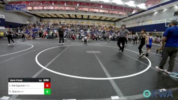 90 lbs Semifinal - Isaac Hardgrave, Piedmont vs Fernando Sierra, OKC Saints Wrestling