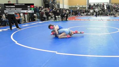 100 lbs Quarterfinal - Ella Paris, Salem NH vs Riley-Anne Tarmey, Triton