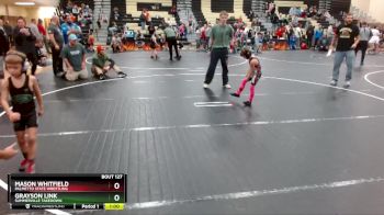 47 lbs Round 3 - Grayson Link, Summerville Takedown vs Mason Whitfield, Palmetto State Wrestling