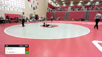 120 lbs Cons. Round 2 - Charlie Kremer, Arrowhead Union vs Nicholas Garcia, Marmion Academy