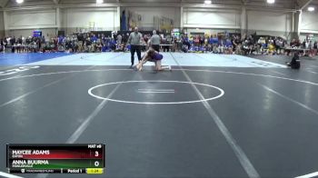 115 lbs Quarterfinal - Maycee Adams, Eaton vs Anna Buurma, Fowlerville
