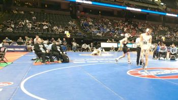 157 Class 3 lbs Champ. Round 1 - Brody Narron, St. Michael The Archangel vs Karson Motzenbecker, Rockwood Summit