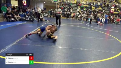 80 lbs Consy 5 - Colt Bissett, West Greene vs James Sowa, North Allegheny