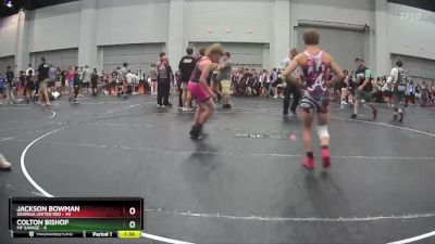 96 lbs Round 2 (10 Team) - Colton Bishop, MF Savage vs Jackson Bowman, Georgia United Red