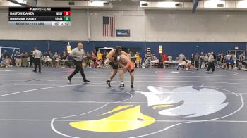 197 lbs Round Of 16 - Dalton Danza, Wesleyan vs Brendan Raley, Coast Guard