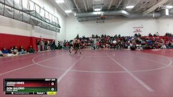 132 lbs Champ. Round 2 - Jashai Hines, Fairview vs Don Balerio, Fossil Ridge