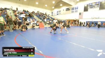 140 lbs 3rd Place Match - Alyvia Jeha, Canyon High School vs Jazmyne Mora, Lincoln