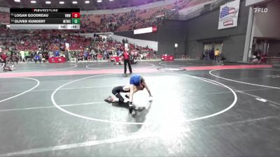 88 lbs 5th Place Match - Oliver Kundert, Mauston Talons Wrestling Club vs Logan Goodreau, The Complete Wrestler