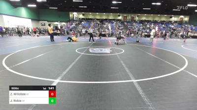 165 lbs Round Of 64 - Zane Willobee, MI vs Jake Robie, VA