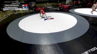 110 lbs Quarters - Tessa Fortenbaugh, Canyon High School Wrestling vs Eva Bhattacharya, Royalty Wrestling Club