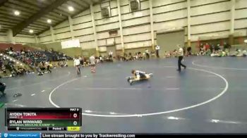 77 lbs Quarters & Wb (16 Team) - Ayden Tokita, Idaho 1 vs Rylan Winward, Sanderson Wrestling Academy