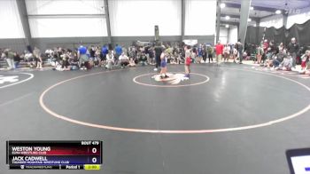 77 lbs Cons. Round 3 - Weston Young, Elma Wrestling Club vs Jack Cadwell, Thunder Mountain Wrestling Club