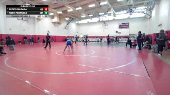 105 lbs Champ. Round 3 - Riley Pestanas, Long Beach Poly vs Alexis Magaña, Chino