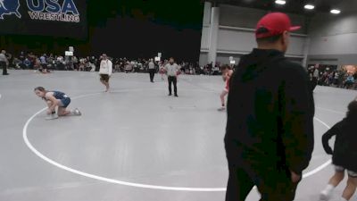 120 lbs Cons. Sub-quarters - Payton Hogue, Ridge Wrestling Club vs Carmen Davidson, SlyFox Wrestling Academy