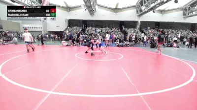 85-I lbs Consolation - Baine Kitchen, Old Bridge Wrestling Club vs Marcello Bari, Cordoba Trained
