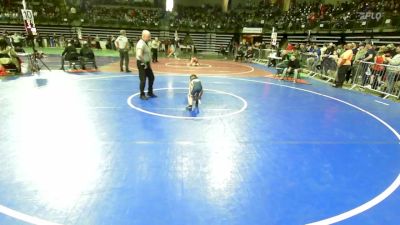 53 lbs Round Of 16 - Ash Henecker, Glen Rock vs Mateo Vazquez, Millville PAL