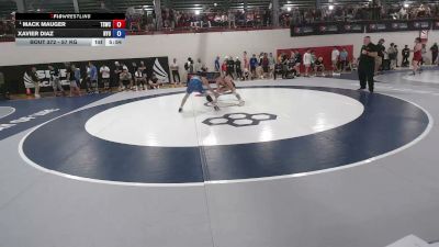 57 kg Champ. Rd Of 64 - Mack Mauger, Tiger Style Wrestling Club vs Xavier Diaz, NYU
