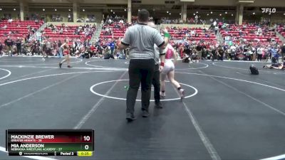 125 lbs Round 3 (6 Team) - Journey Clevenger, Greater Heights vs Reese Anderson, Nebraska Wrestling Academy